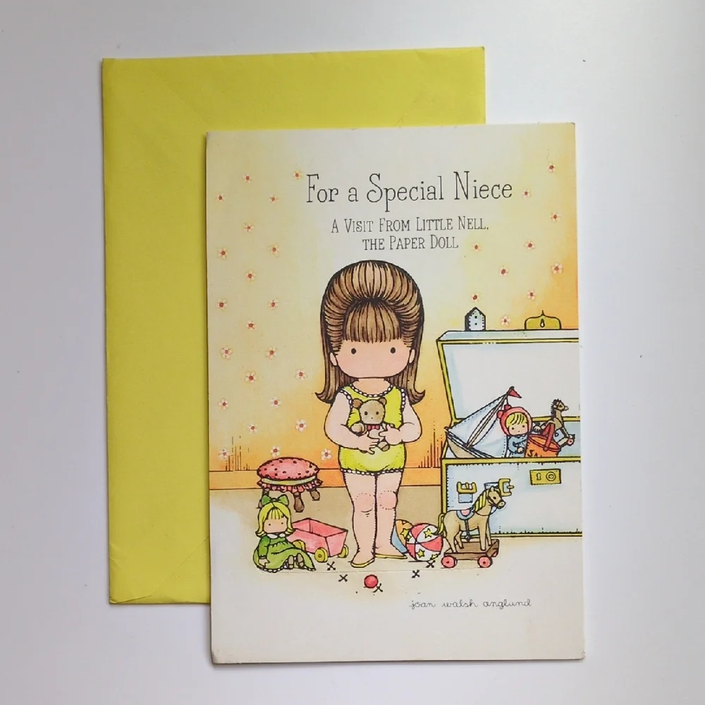 Vtg 70s Hallmark Niece Aunt Uncle